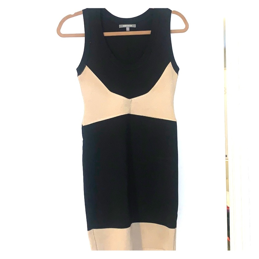 Sexy black & tan bodycon
